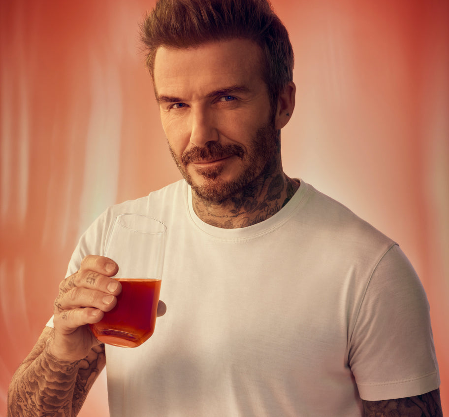 David Beckham — Co-founder · Football icon — with the IM8 daily set